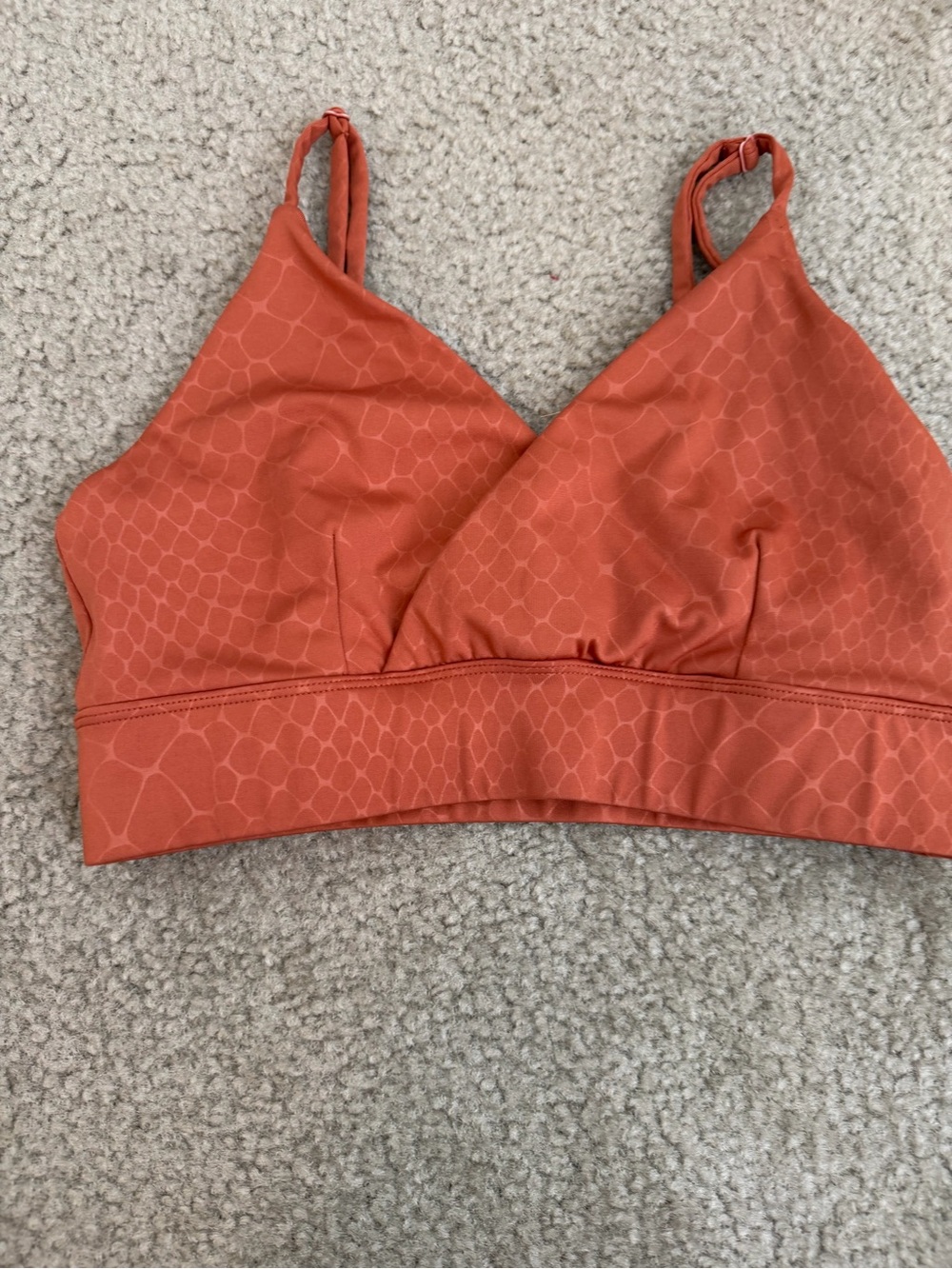 166 - Forever 21 Rust Orange sports bra